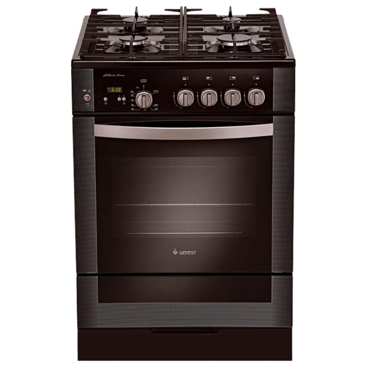 Кухонная плита GEFEST 6500-03 0045 (Д1К) коричневая