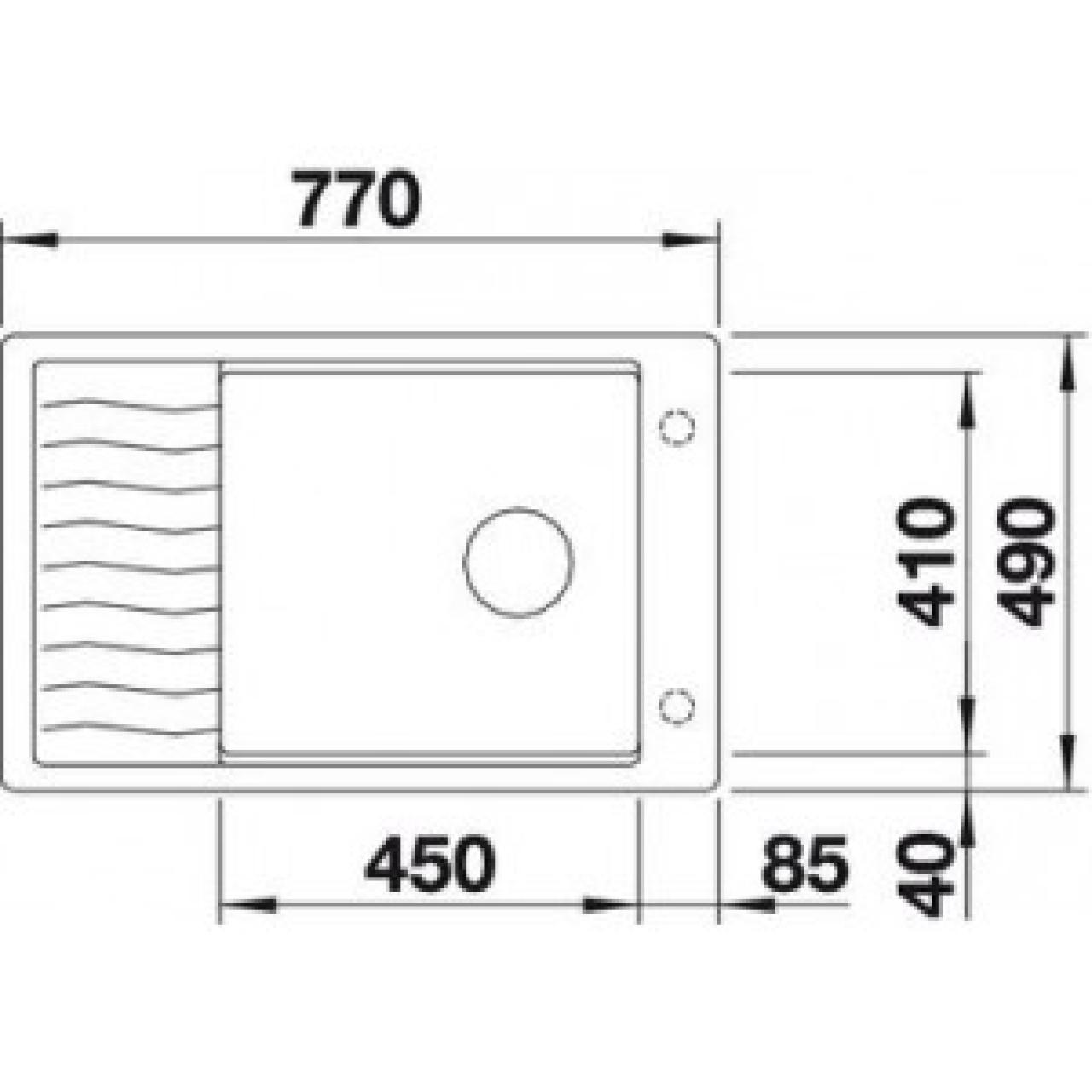 Мойка кухонная Blanco Elon XL 6S с клапаном-автоматом серый беж