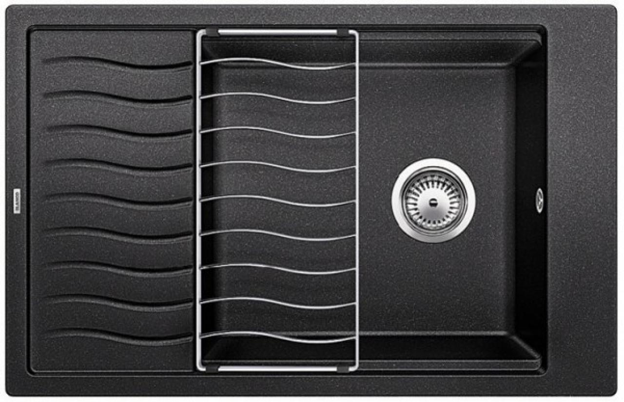 Мойка кухонная Blanco Elon XL 6S с клапаном-автоматом антрацит