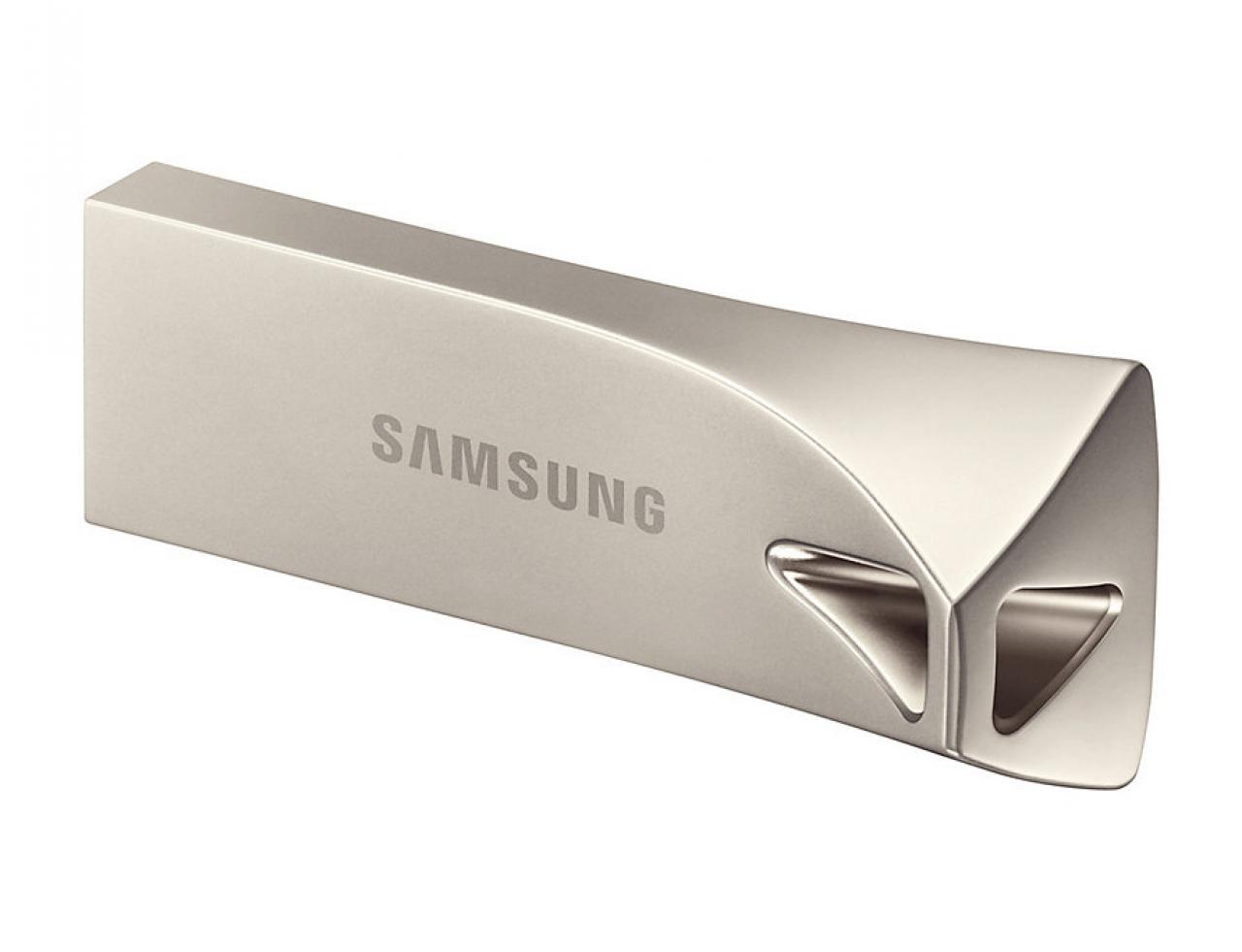 Флэш-накопитель Samsung BAR Plus 128Gb USB3.1 MUF-128BE3/APC серебро
