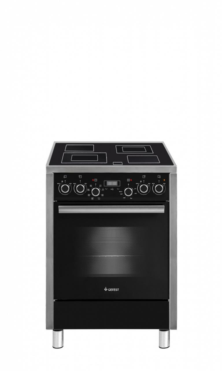 Кухонная электрическая плита GEFEST 6760-03 черный/серебро