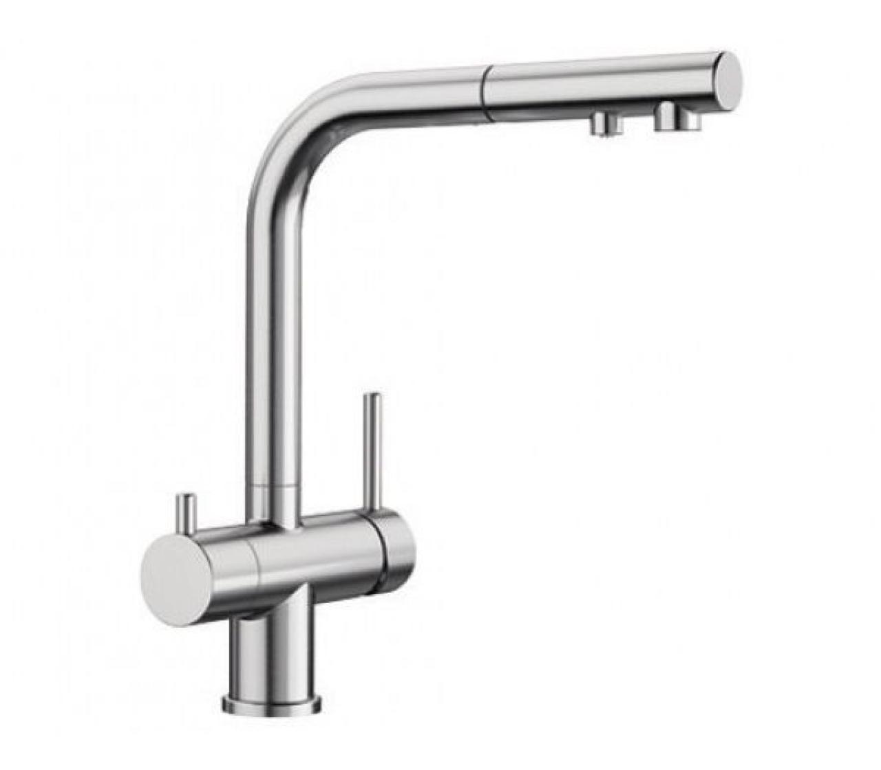 Однорычажный смеситель для кухни (мойки) Blanco FONTAS-S II UltraResist (нержавеющая сталь)