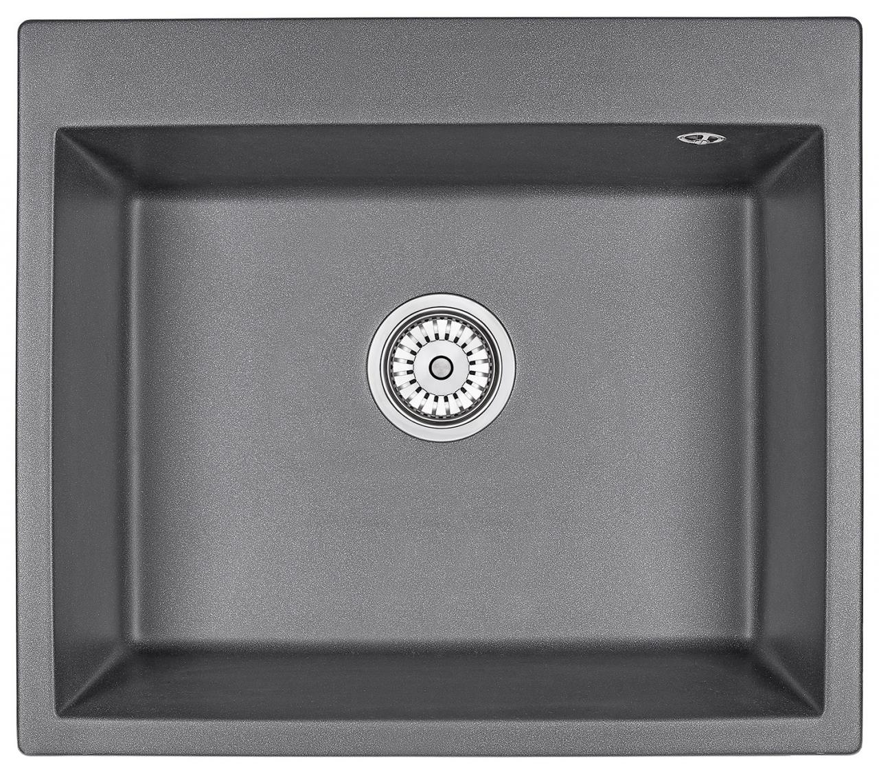 Врезная кухонная мойка Granula 6001 графит