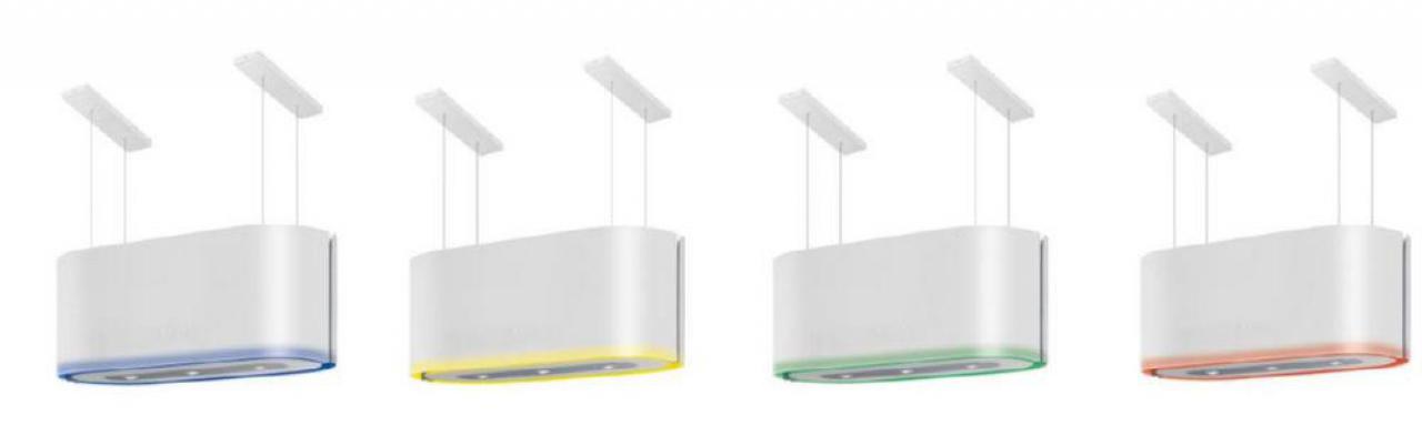 Вытяжка островная Konigin Serenity White 80 белый