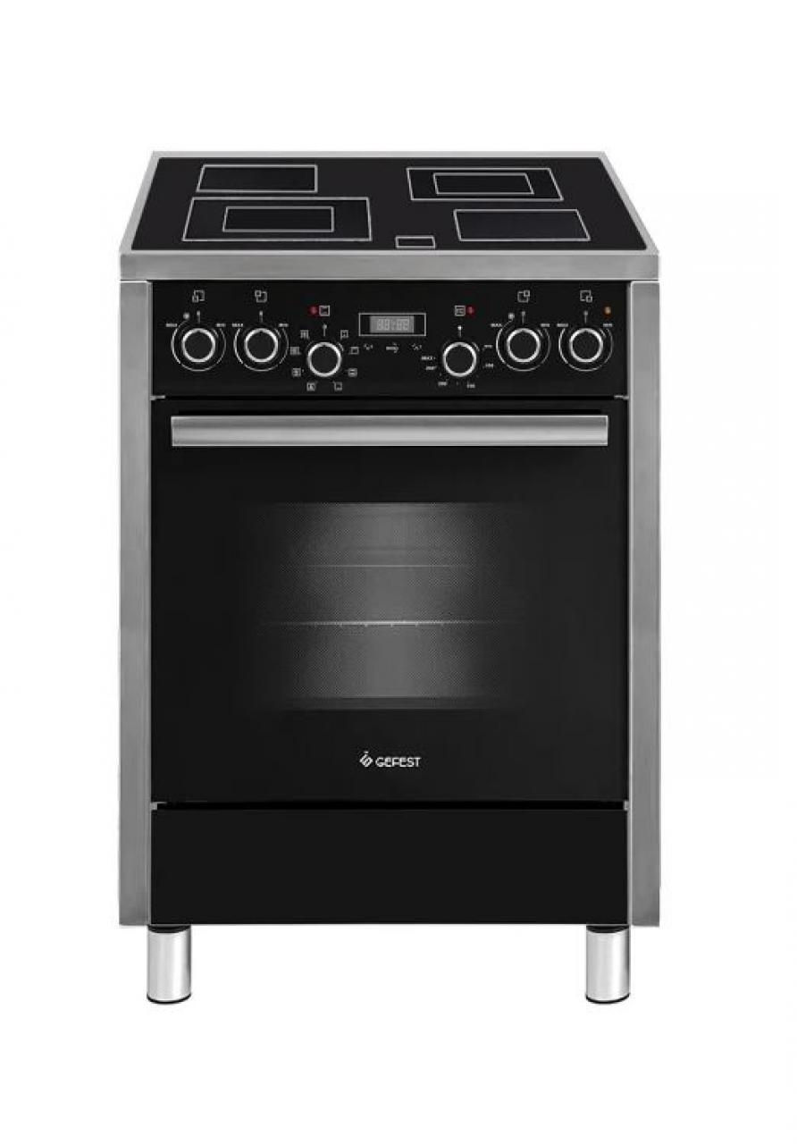 Кухонная электрическая плита GEFEST 6760-03 черный/серебро