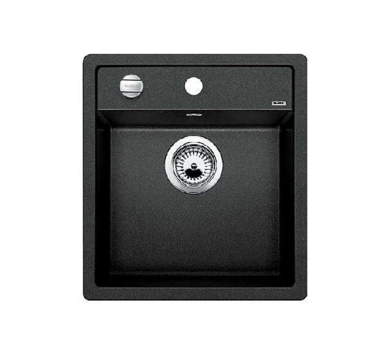 Врезная кухонная мойка Blanco Dalago 45 Silgranit PuraDur 46.5х51см искусственный гранит антрацит