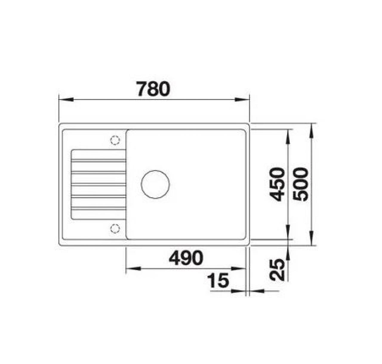 Врезная кухонная мойка Blanco Zia XL 6 S Compact 78х50см искусственный гранит белый