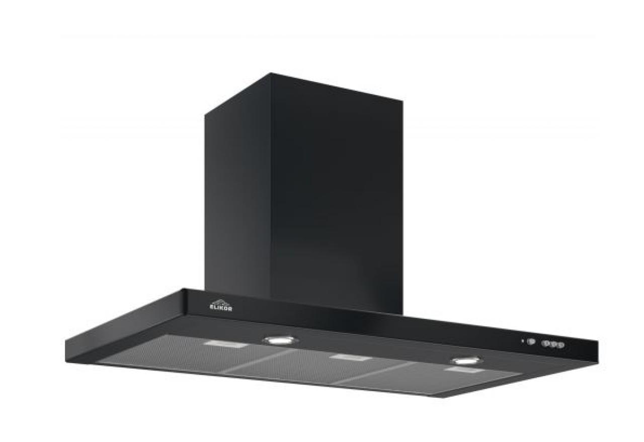 Каминная вытяжка ELIKOR Квадра 90 черный (650) кп