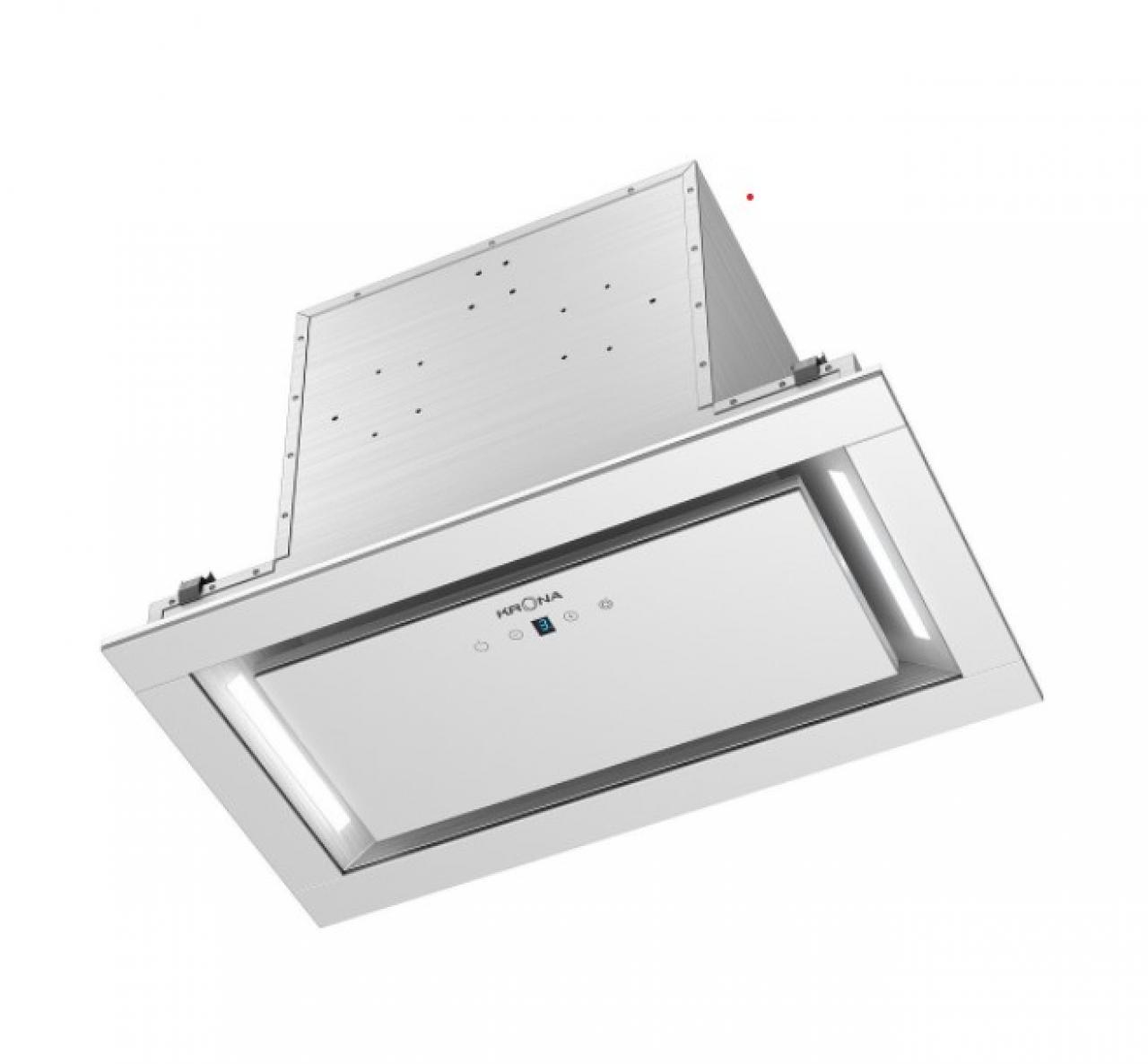 Вытяжка встраиваемая KRONA SELINA 600 GLASS white S