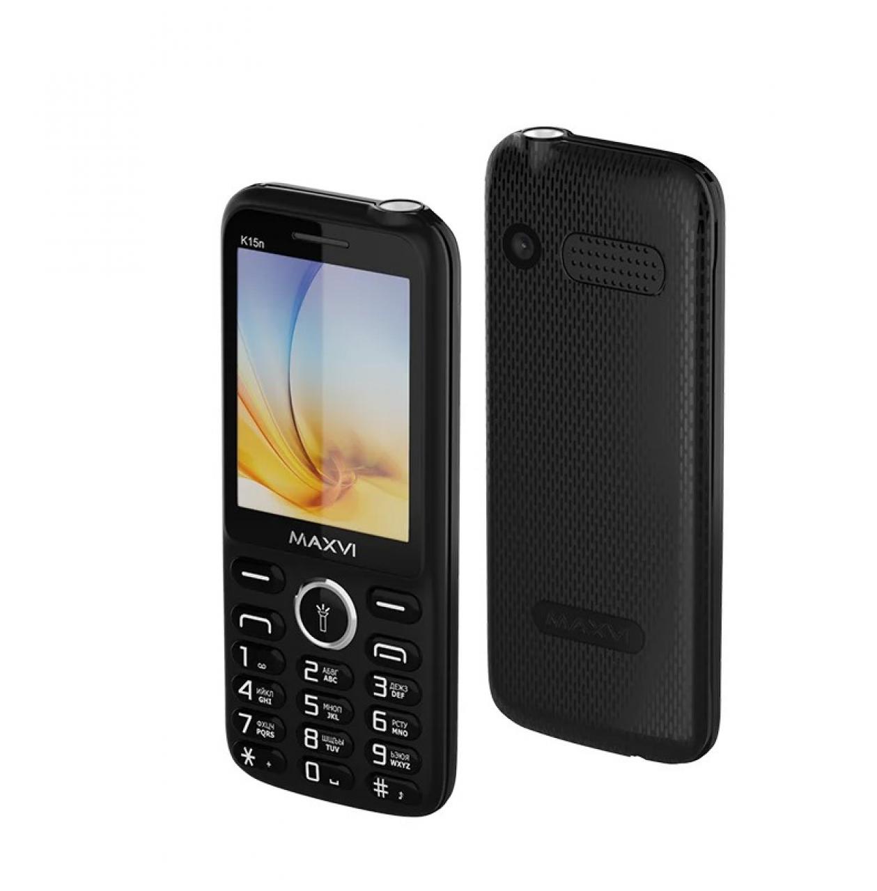 Телефон MAXVI.K15n черный