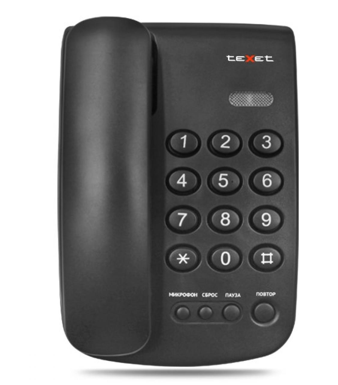 Телефон Texet TX 241 черный