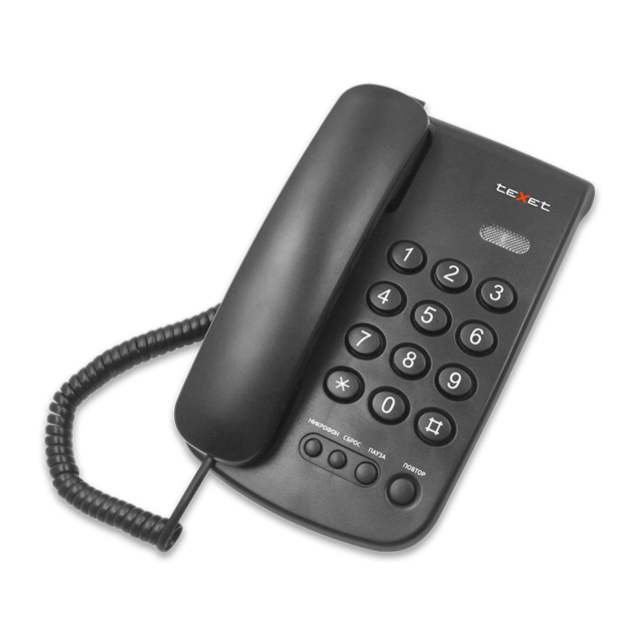 Телефон Texet TX 241 черный