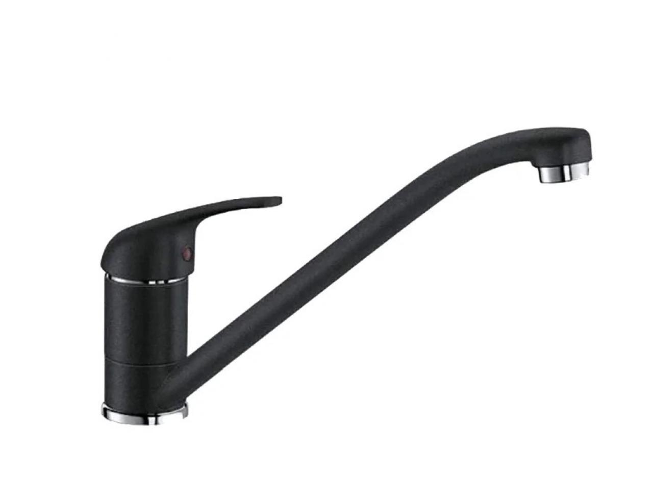 Смеситель для кухни (мойки) Blanco Daras (гранит) однорычажный антрацит