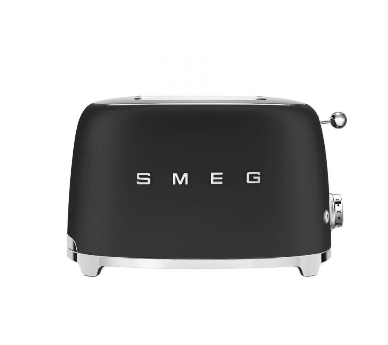 Тостер smeg TSF01 (TSF01BLMEU) черный матовый