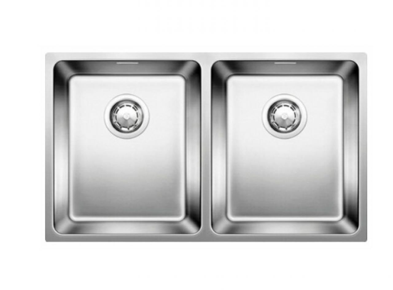 Врезная кухонная мойка Blanco Andano 340/340-U 74.5х44см нержавеющая сталь