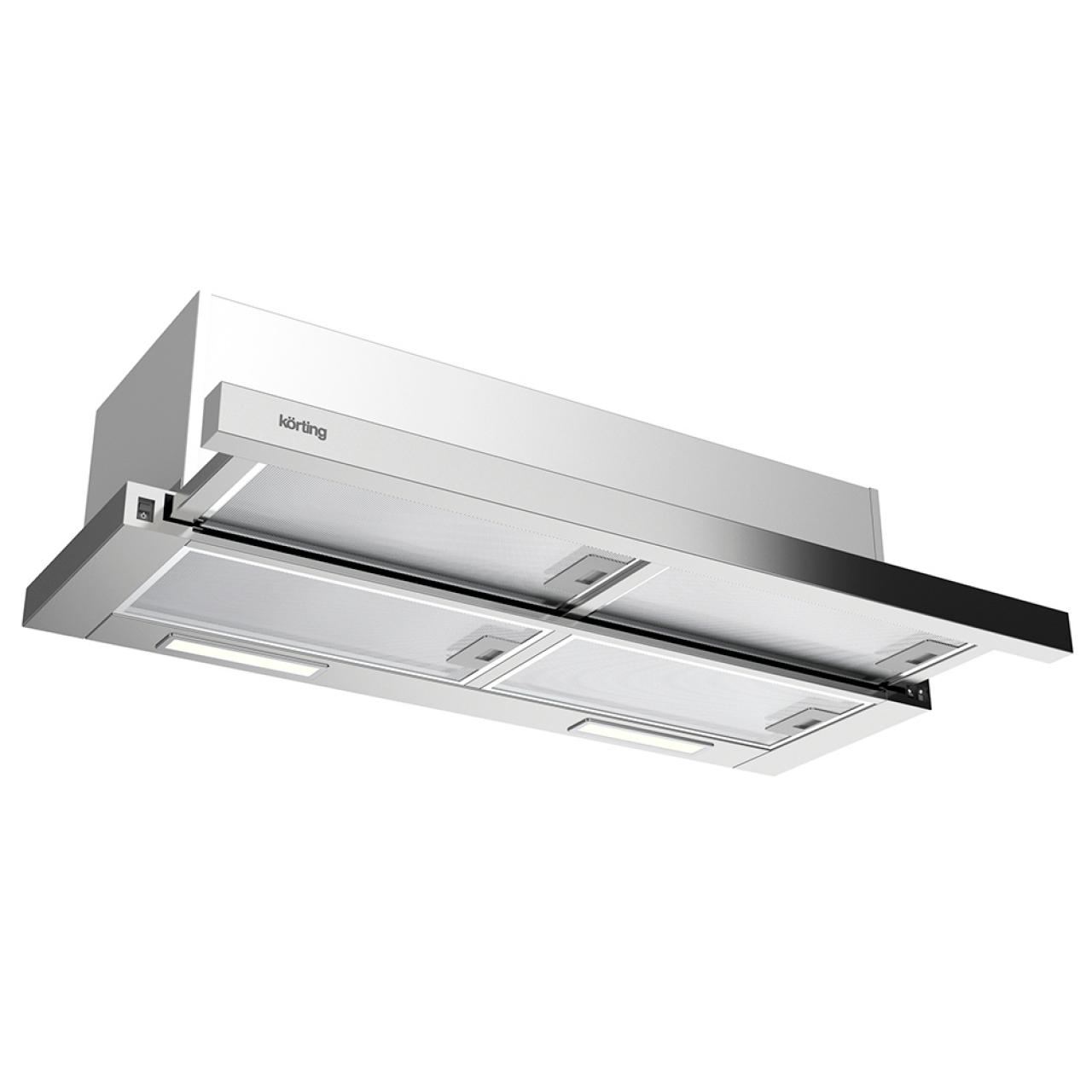 Встраиваемая вытяжка Korting KHP 9815 X нержавеющая сталь