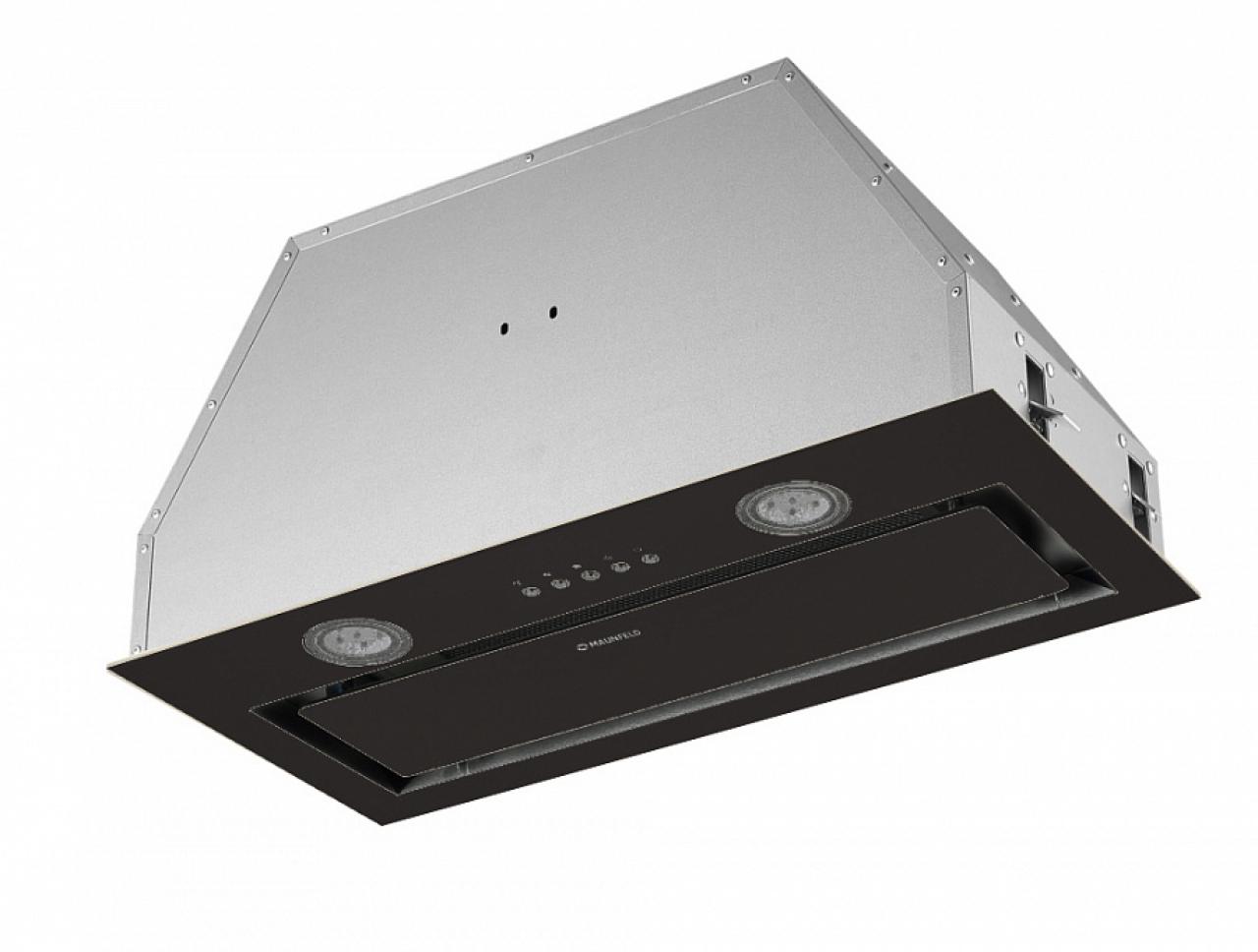 Встраиваемая вытяжка Maunfeld TRAPEZE 602IG BLACK черный