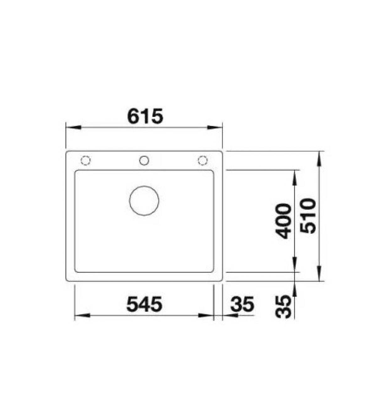 Врезная кухонная мойка Blanco Pleon 6 61.5х51см искусственный гранит кофе