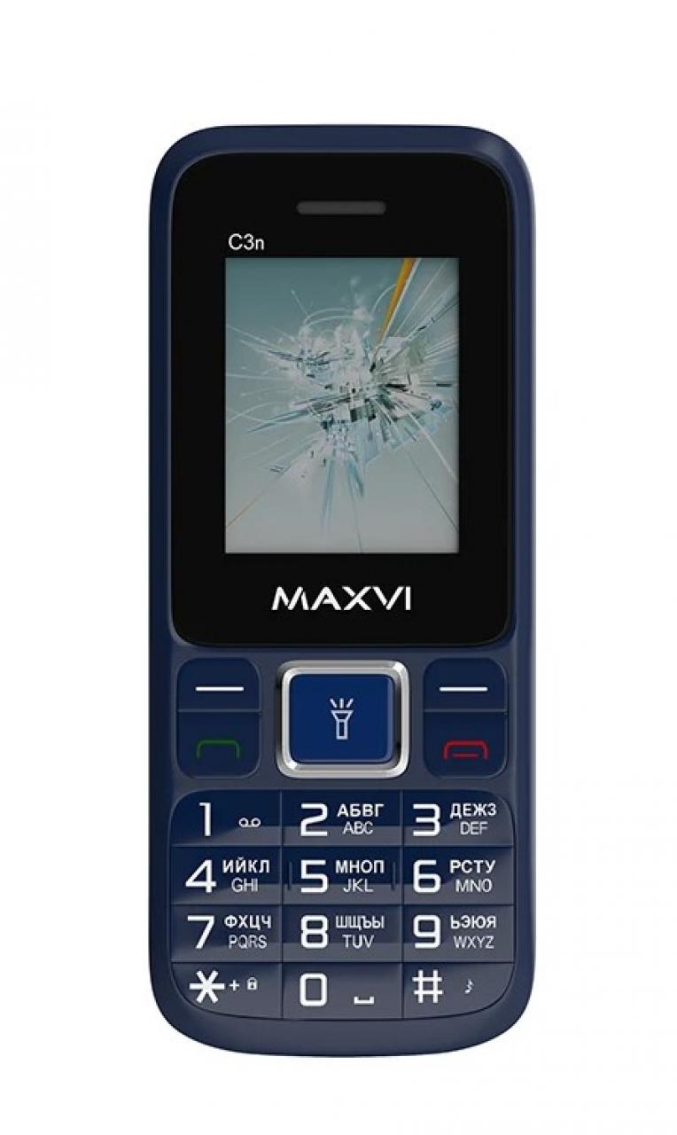 Телефон MAXVI C3n, маренго