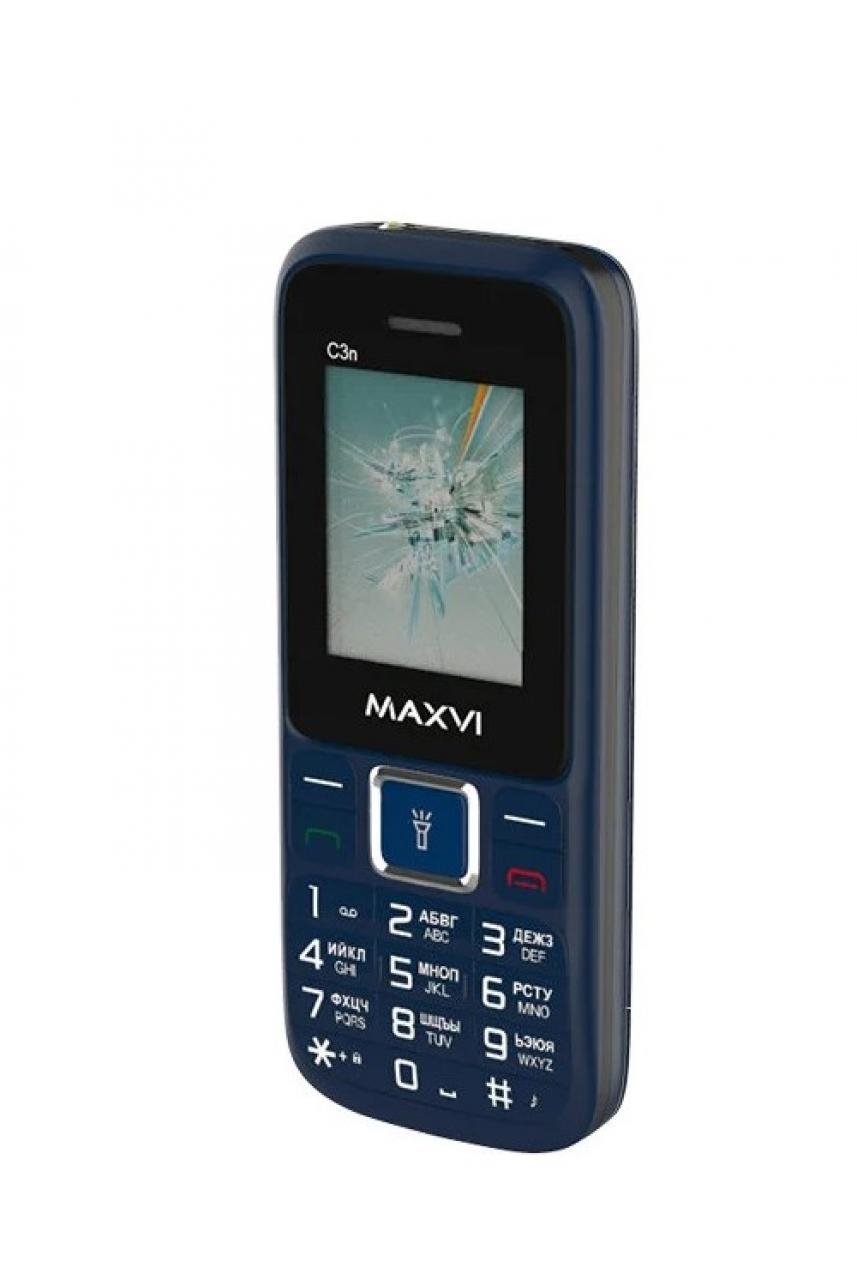 Телефон MAXVI C3n, маренго