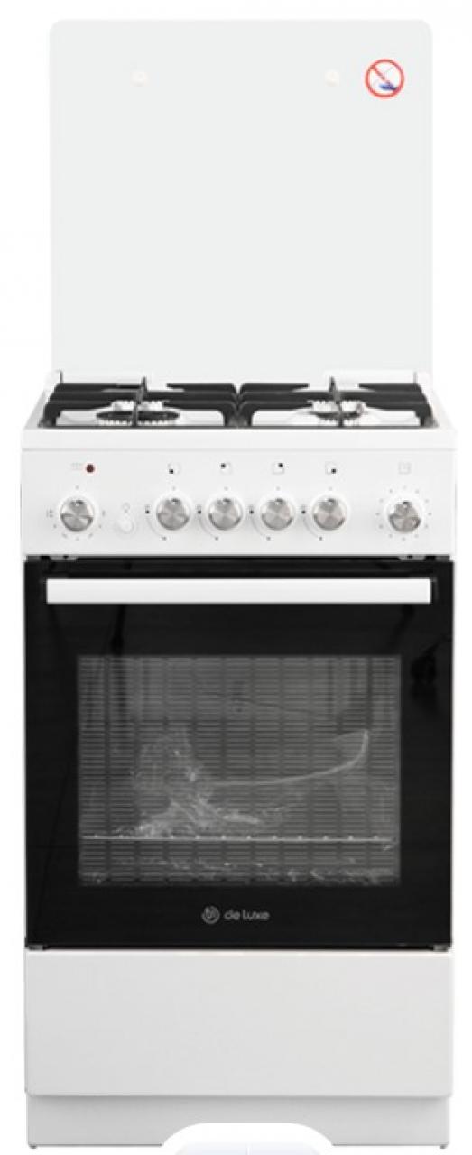 Кухонная плита De Luxe 5040.41гэ(кр) чр белый
