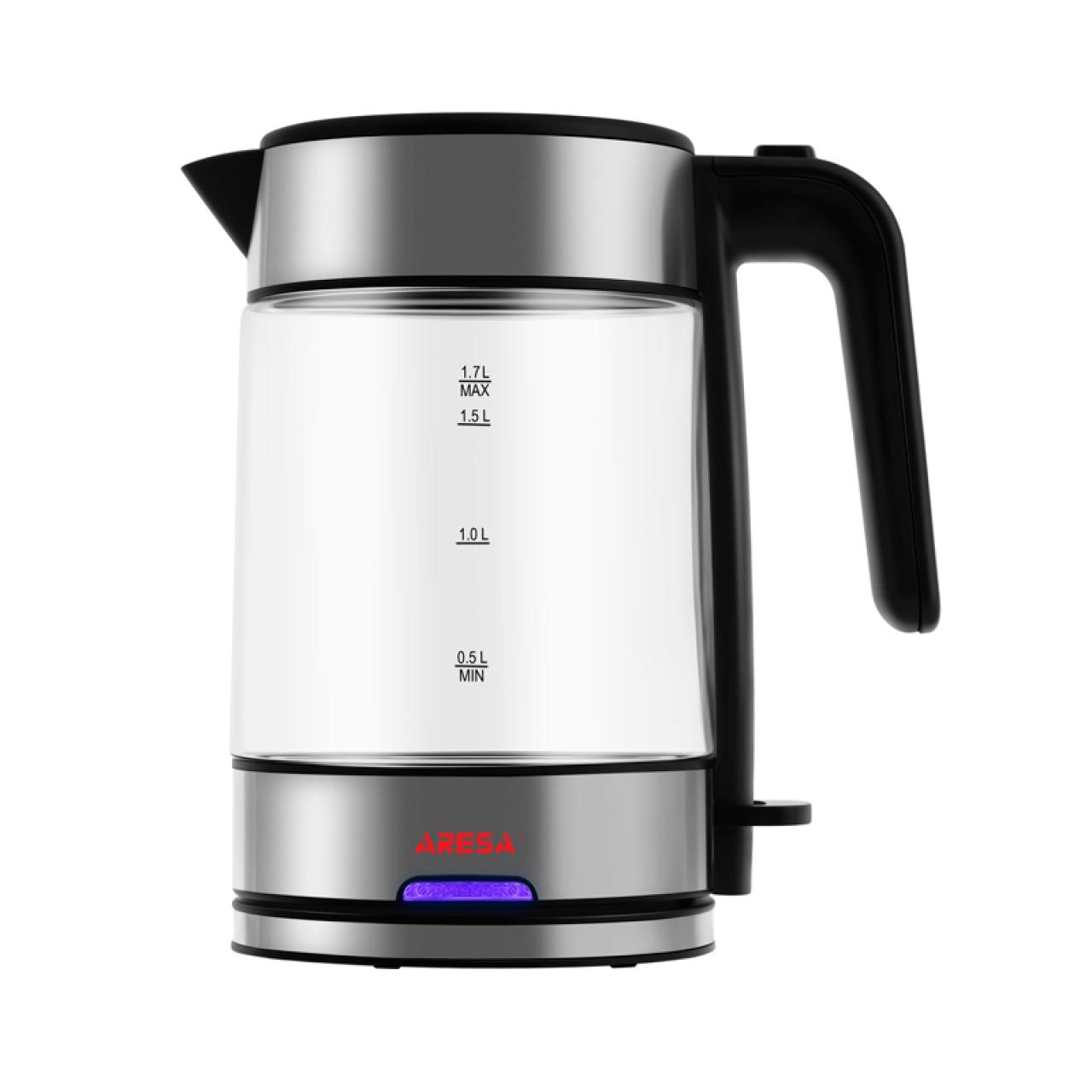 Чайник электрический ARESA AR-3459 1,7л серебро