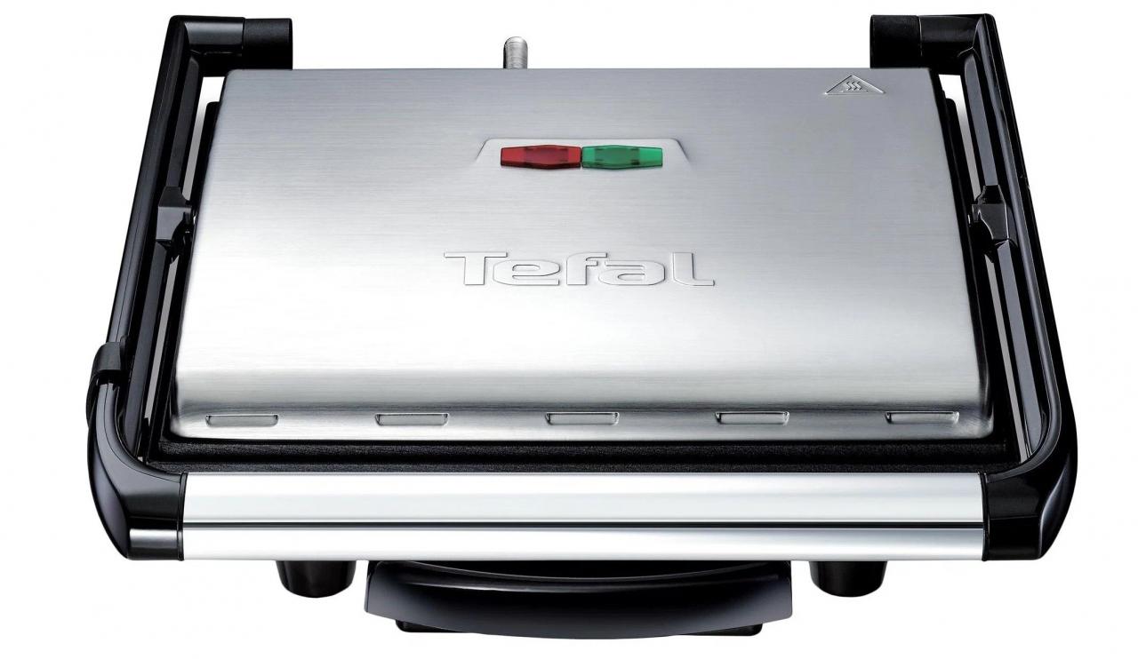 Гриль Tefal Inicio GC241D, серебристый/черный