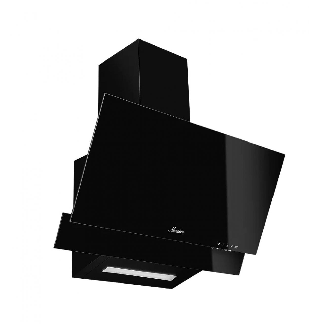 Наклонная вытяжка MONSHER ROUEN 60, noir