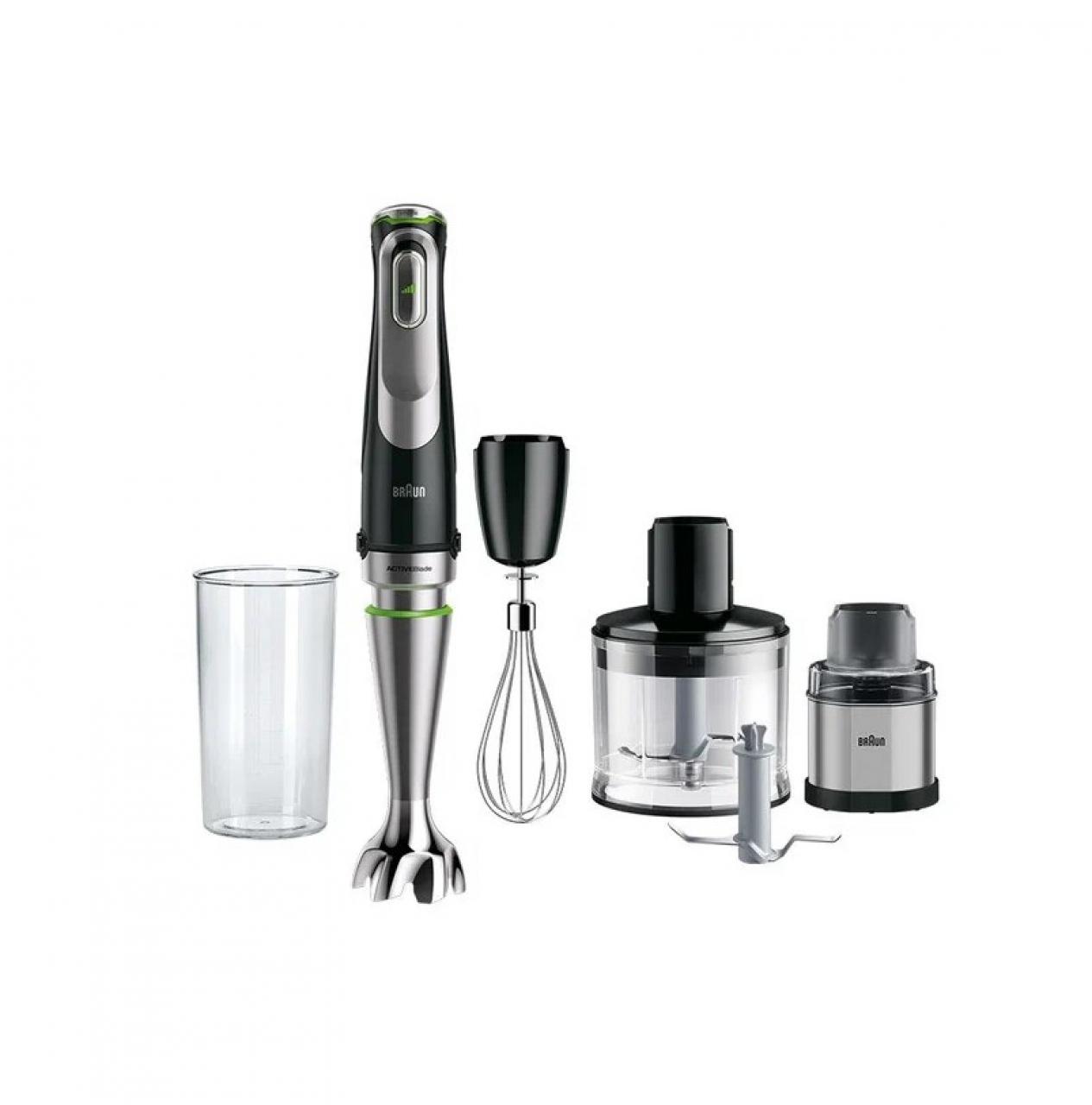 Погружной блендер Braun MQ 9138XI, черный/металлик