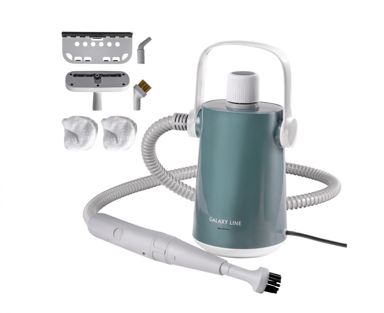 Пароочиститель Galaxy LINE GL6271 белый/зеленый