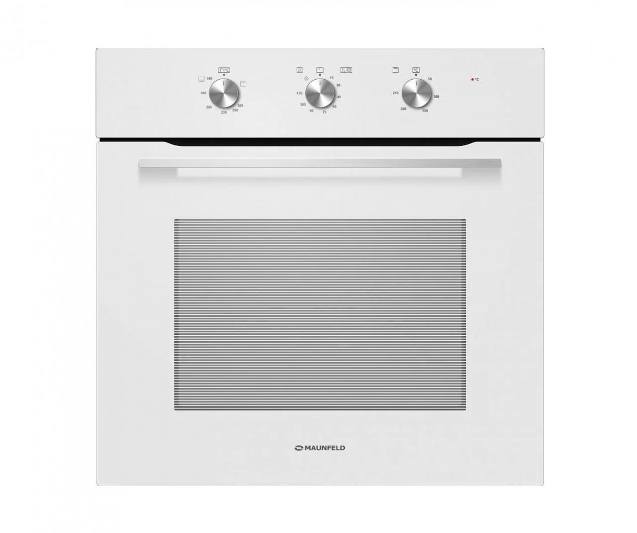 Газовый духовой шкаф MAUNFELD MOGS703W белый