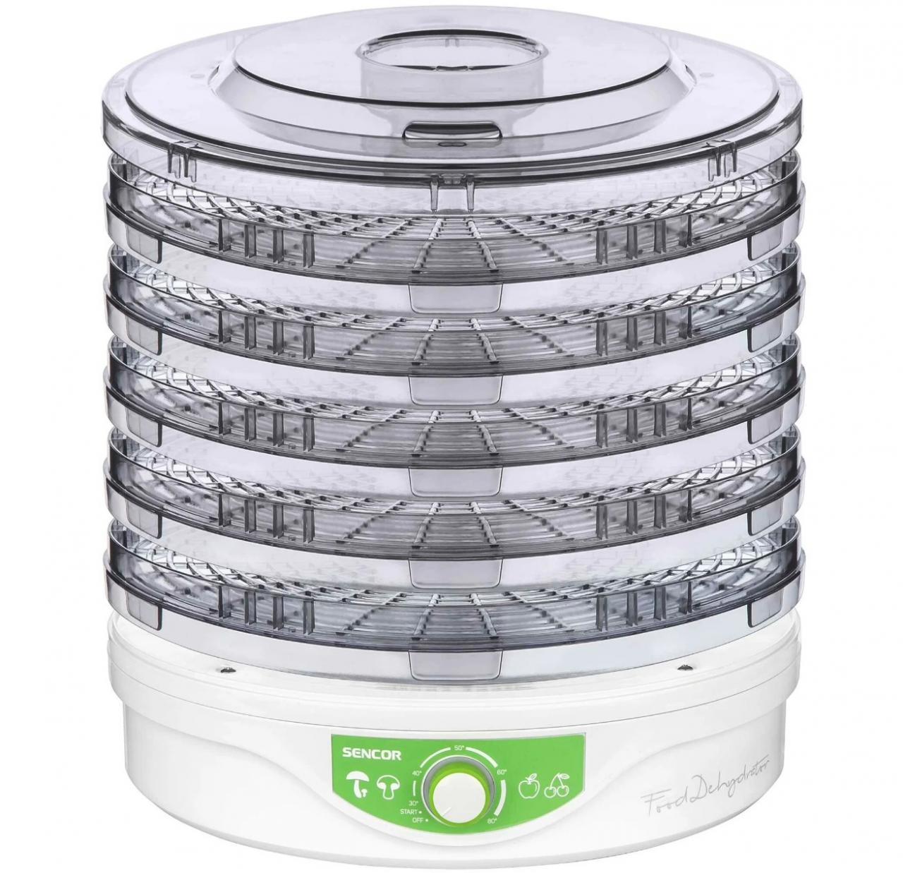 Сушилка Sencor SFD 2105WH белый/зеленый