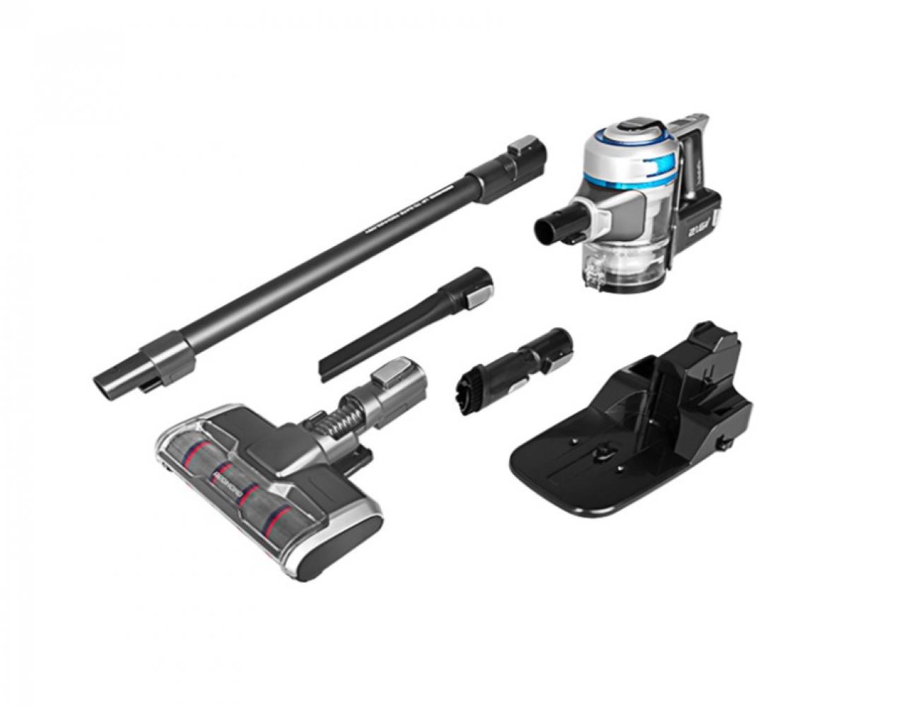 Пылесос REDMOND RV-UR380 серый/голубой