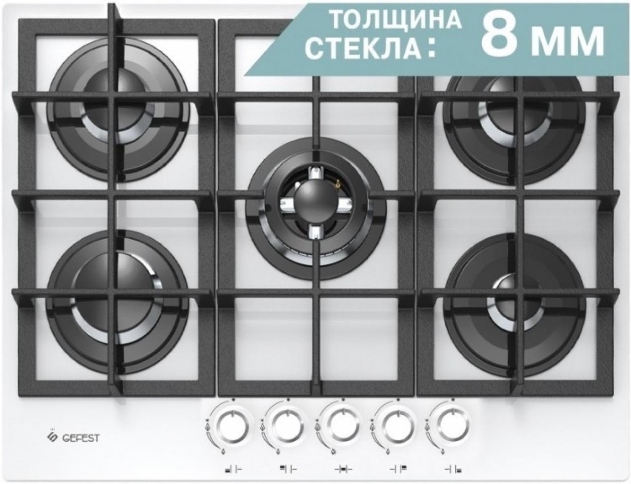 Варочная поверхность Gefest ПВГ 2342 К12 белый