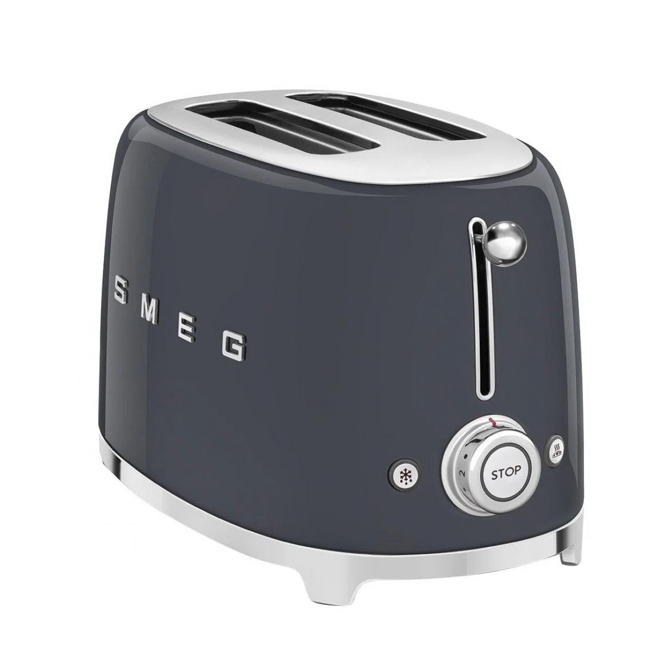 Тостер Smeg TSF01GREU серый