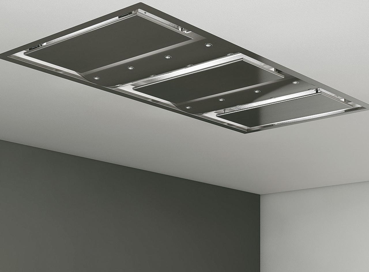 Вытяжка встраиваемая Pando E-250/130 IX V.1130 ECO нержавеющая сталь