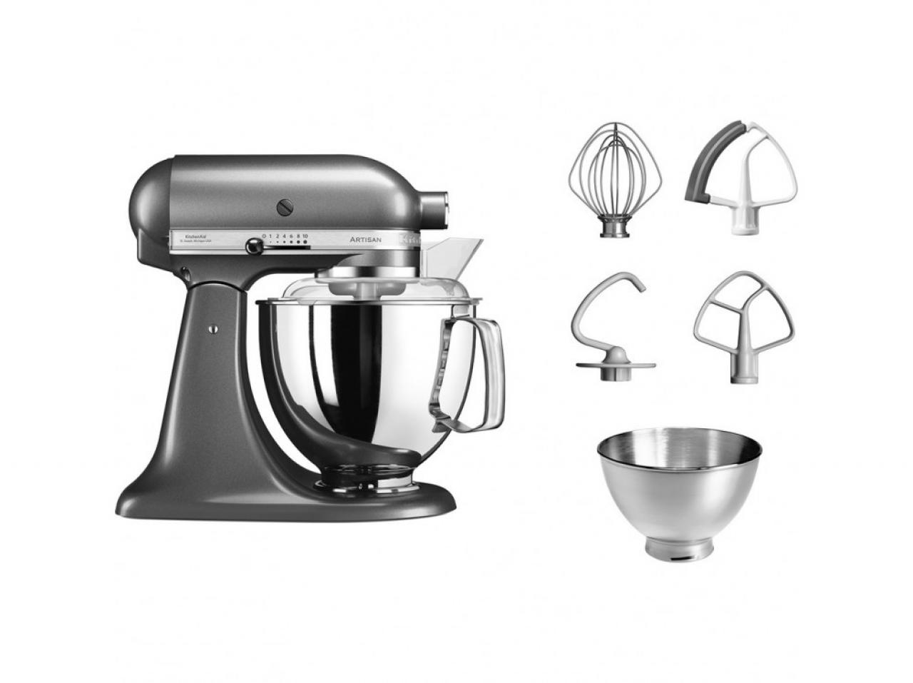 Миксер KitchenAid 5KSM175PSEMS серебряный медальон