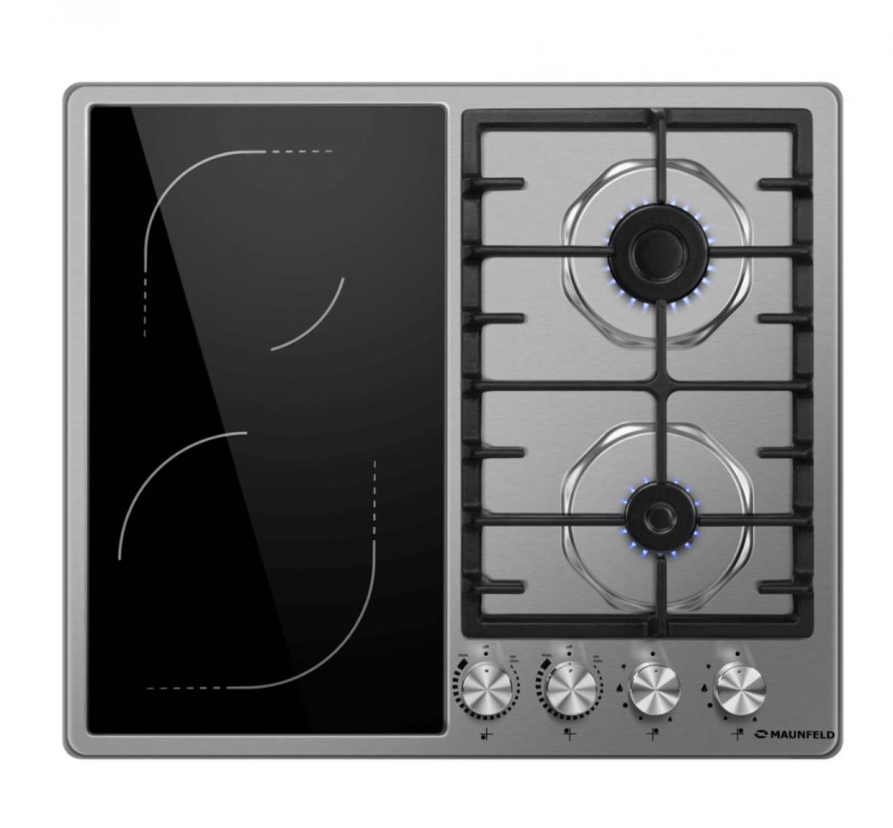 Варочная поверхность комбинированная MAUNFELD EEHS.642VC.3CS/KG