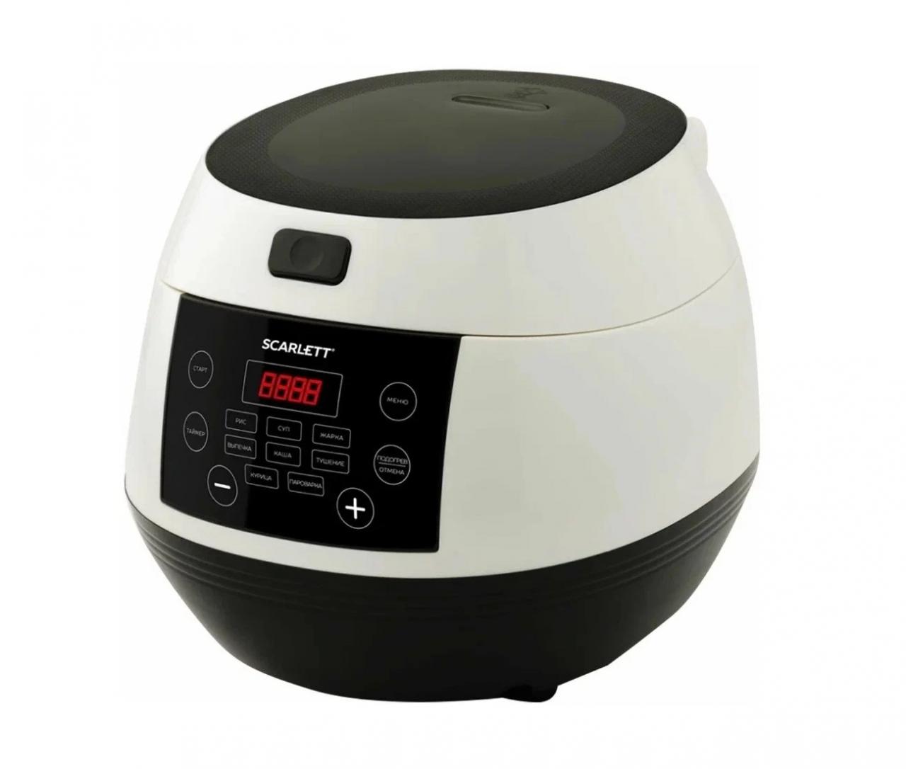 Мультиварка Scarlett SC-MC410S26 черный/белый