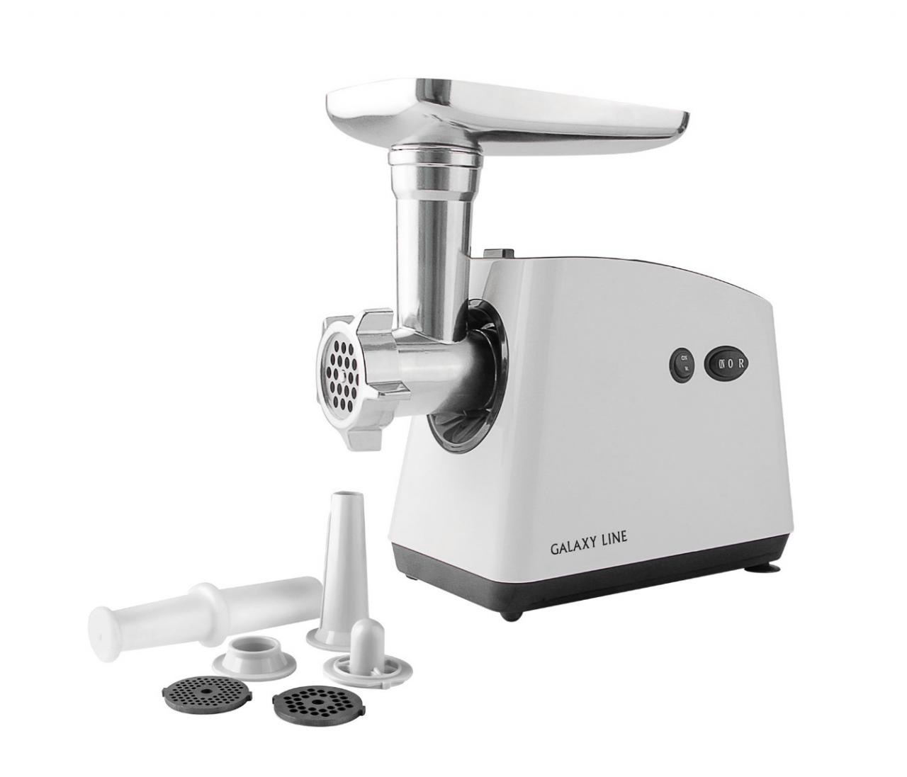 Мясорубка GALAXY LINE GL2411 белый/черный