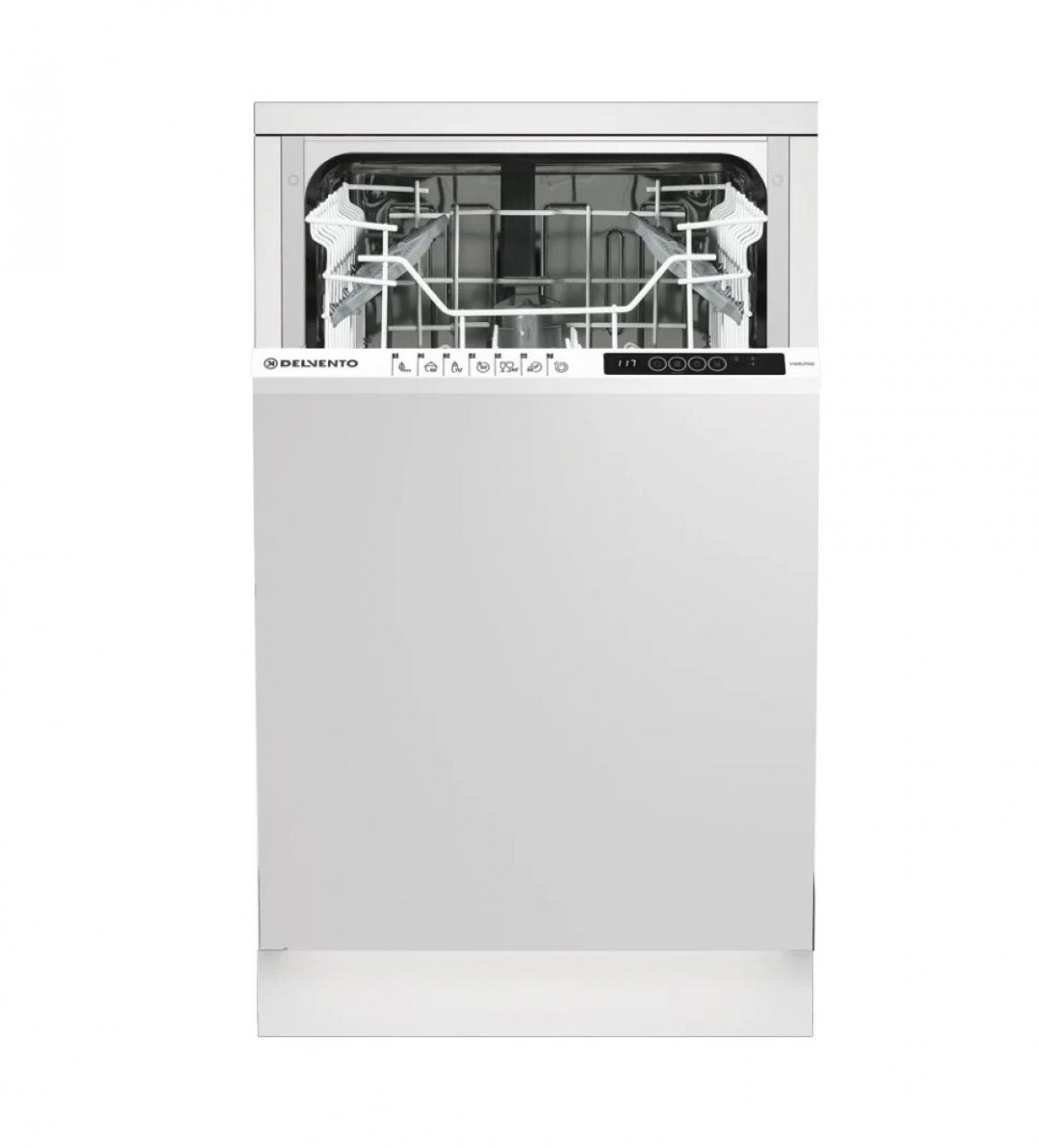 Встраиваемая посудомоечная машина DELVENTO VWB4700 45 см белый