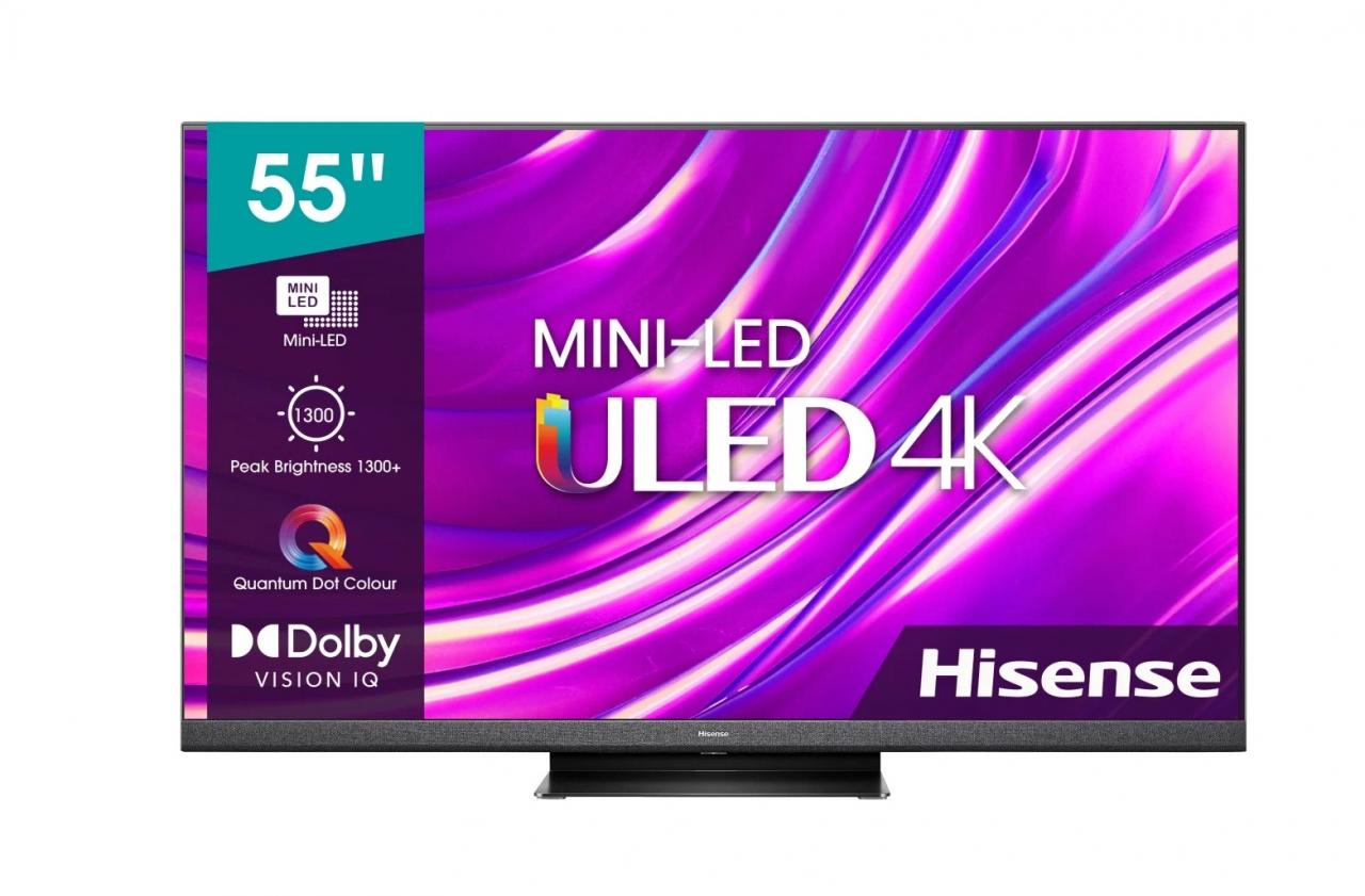 55" LED-телевизор Hisense 55U8HQ HDR, Quantum Dot темно-серый