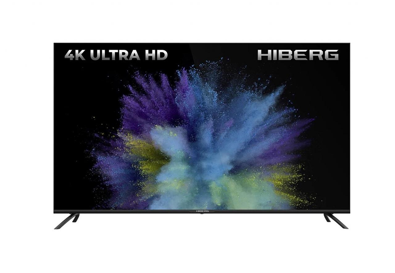 QLED-телевизор HIBERG 55Y UHD-R 55" черный