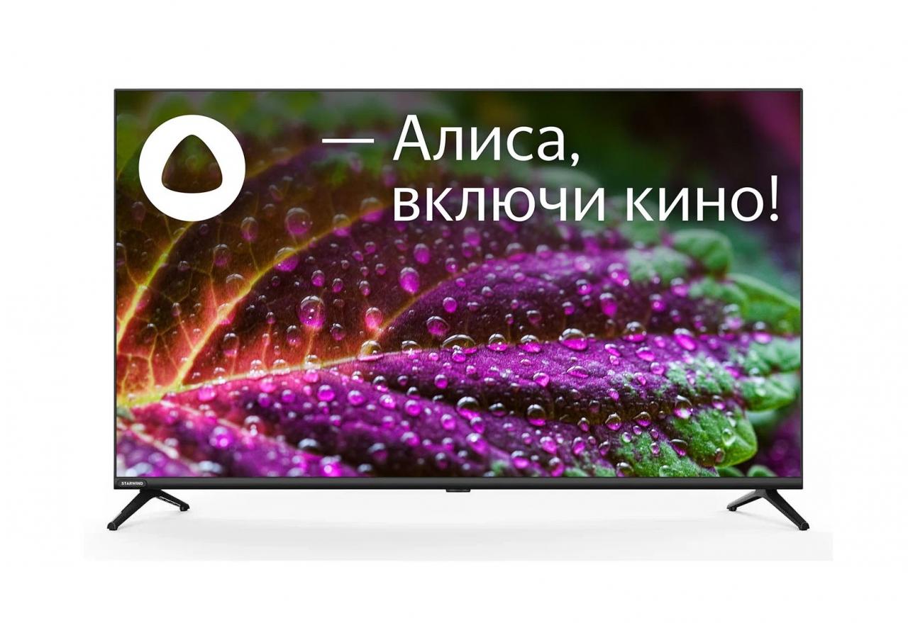 43" LED-телевизор STARWIND SW-LED43SG300 на платформе Яндекс.ТВ черный