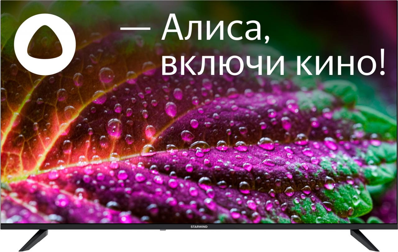 55" LED-телевизор STARWIND SW-LED55UG403 на платформе Яндекс.ТВ черный