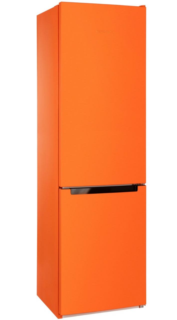 Холодильник NORDFROST NRB 154 Or двухкамерный, 353 л объем оранжевый матовый