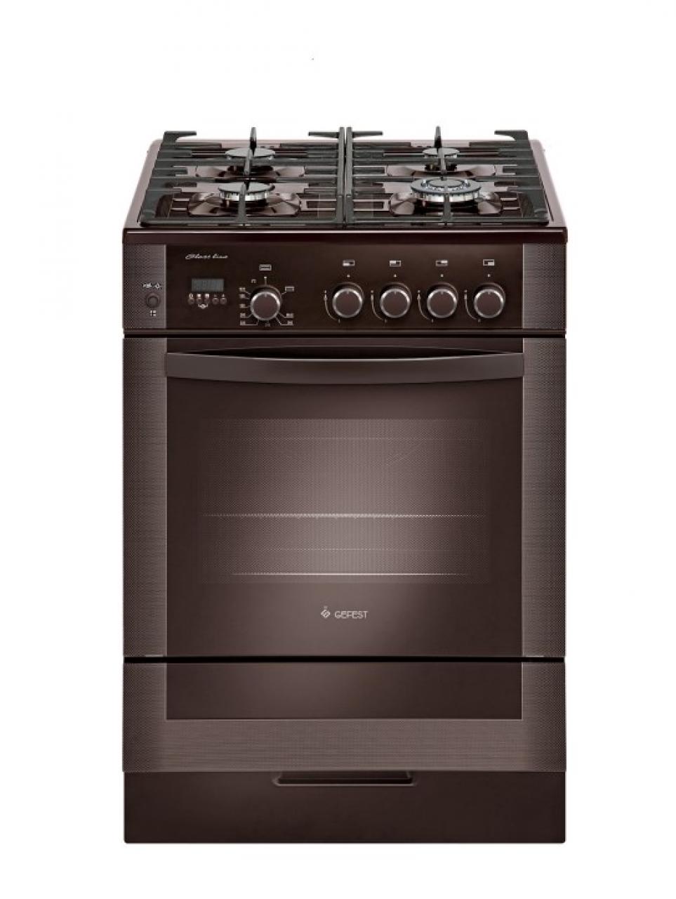Кухонная газовая плита GEFEST 6500-04 0245 коричневый