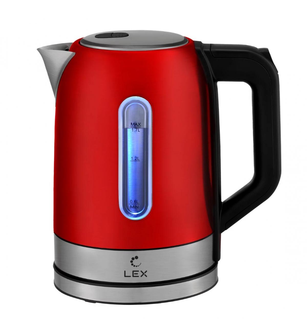 Чайник электрический LEX LX 30018 красный