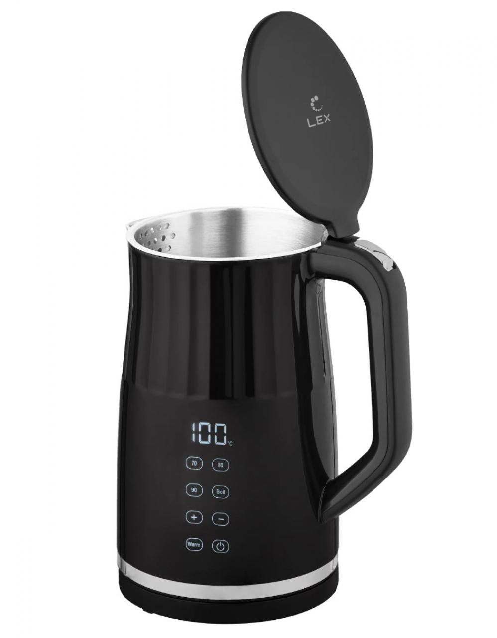 Чайник LEX LXK 30024-1 черный