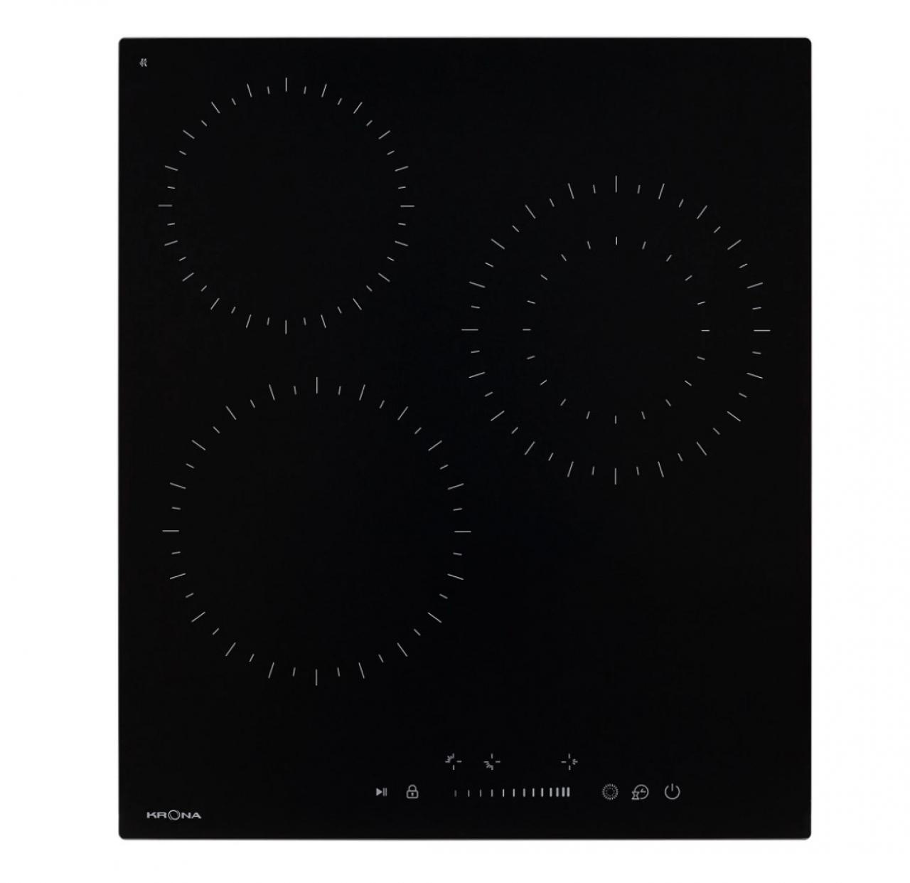 Электрическая варочная панель KRONA ZAUBER 45 BL 1DZTS